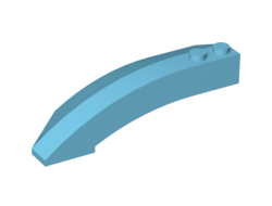 Wedge 8 x 3 x 2 Open Right, Medium Azure (41749 / 6223317)