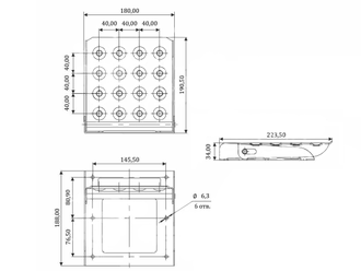 ПОДНОЖКА С ПЕРФОРАЦИЕЙ