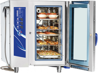 Пароконвектомат Abat ПКА 10-1/1ВМ2 (нерж. лицевая панель)