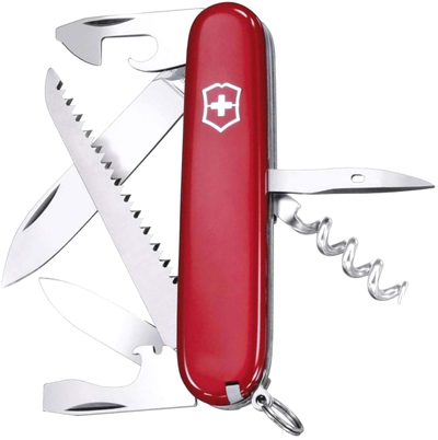 VICTORINOX Camper 1.3613, 91 мм, 13 функций, красный
