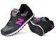 New Balance 574 Серые с фиолетовым женские (36-41) Арт. 353F-A