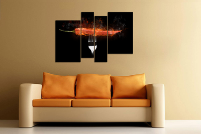 Модульная картина "Острый на вкус"