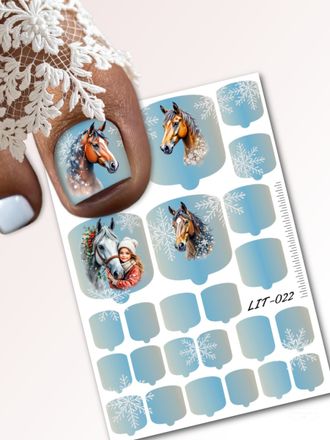 Мини пленки для педикюра LIT-022