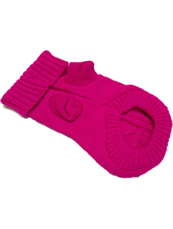 Свитер для собаки Косичка винный