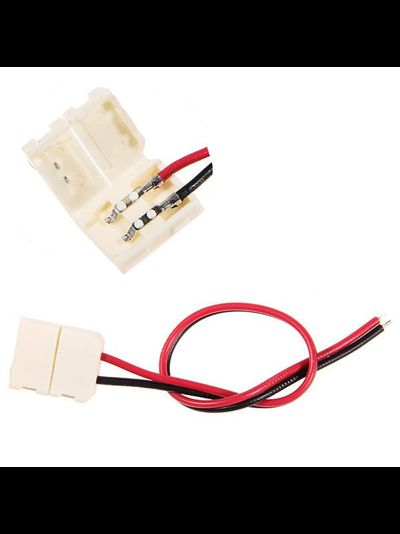 Соединительный кабель с одним зажимным разъемом для одноцветной ленты SC21C1ESB Ecola