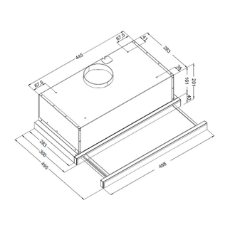 Вытяжка с выдвижным экраном Korting KHP 5512 GW