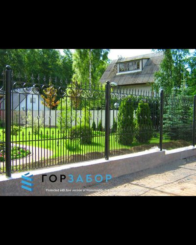 Распашные ворота кованые KRV1502