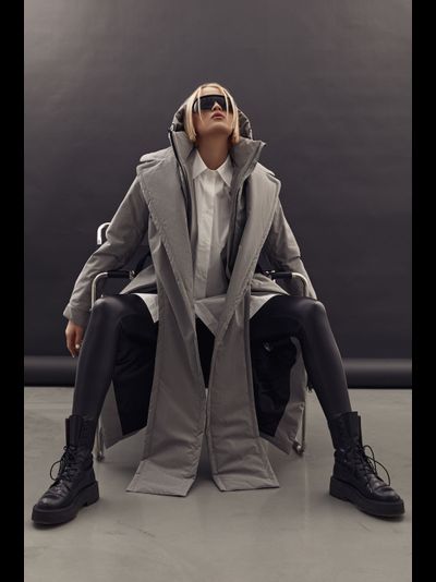 Парка Zhilet Серая