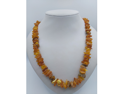 Лечебные бусы из натурального янтаря 60 см 02789