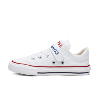 Конверсы All Star Double Strap белые низкие детские фото