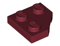 Wedge, Plate 2 x 2  Cut Corner, Dark Red (26601 / 6210310)