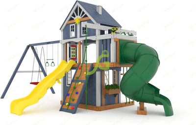 Детская площадка IgraGrad Шато 2 с трубой (Домик) мод.1