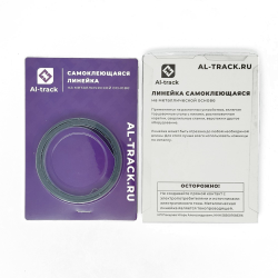 Линейка самоклеющаяся (5м-0) металлическая основа