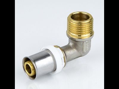 Угольник латунь Дн26х1&quot; 8006 пресс НР для мп Aquasfera 8006-06 [51043]