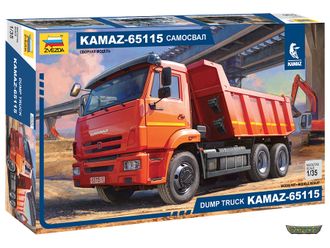 3650. KAMAZ-65115 самосвал (1/35 20см)