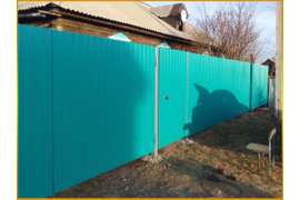 Забор из профлиста - СНТ Ранет