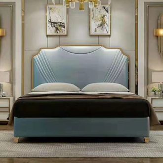 Мебель для спальни в стиле модерн "DS-6025", массив + мдф, металл: латунь, Турция