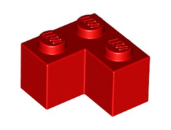 Brick 2 x 2 Corner, Red (2357 / 235721 / 235771)