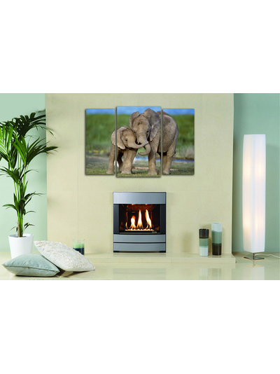 Модульная картина "Мамин слоненок"