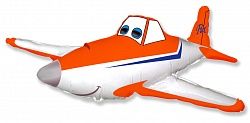 Шар (32&#039;&#039;/81 см) Фигура, Гоночный самолет, Оранжевый, 1 шт.