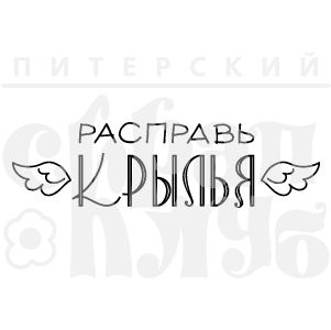 ФП штамп &quot;Расправь крылья&quot;