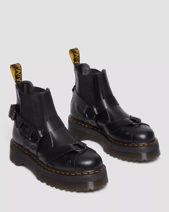 Челси Dr Martens 2976 Harness Leather Platform Chelsea Boots