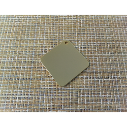 Подвеска кулон ромбовидный 40x40 мм золотистый