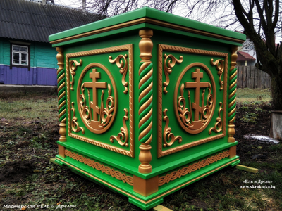 Облачение зелёное с золотом