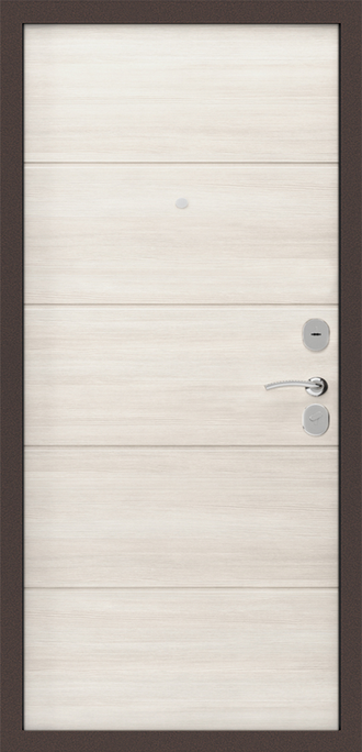 Металлическая входная дверь «Вектор» лиственница белая