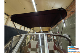 Бимини топ Прогресс 2 м бордовый акрил