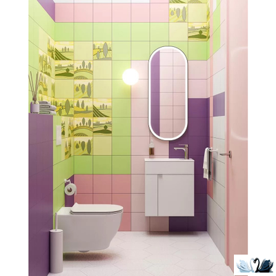 Керамическая плитка Kerama Marazzi Калейдоскоп голубой светлый 20x20 матовый