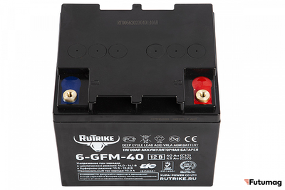 Аккумуляторная батарея RuTrike 6-GFM-40 (12V43A/H C20)