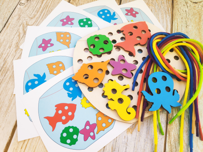 Шнуровка "В аквариуме"