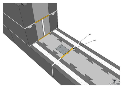Крепежный элемент для окон и дверей RST (с винтом и шурупом)