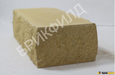 Имитация природного камня "Шуба", тычок+ложок. Желтый. Кирпичный завод Брик Филд