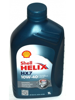 Масло моторное SHELL Helix HX7 10W40 1л п/синт. масло моторное