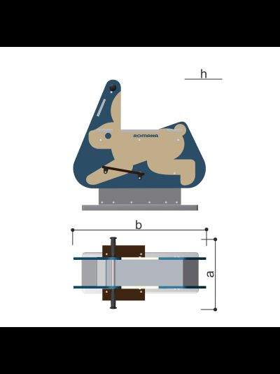 Качалки 1х Romana 108.29.00-03