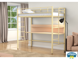 Кровать-чердак Амстердам Слоновая кость