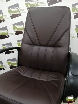 Кресло Кр37 ТГ ПЛАСТ ЭКО3 (экокожа шоколад)