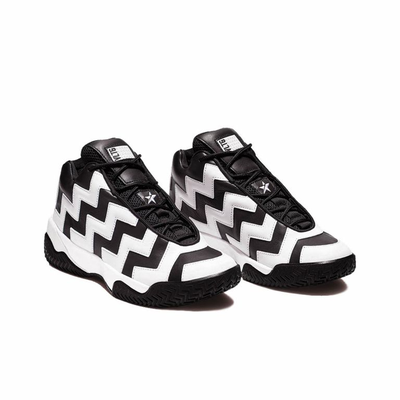 Оригинальные черно-белые высокие Кроссовки Converse VLTG Mid 565061C