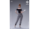 Женский свободный костюм - 1/6 Female T-shirt Plaid Casual Pants (3S007) - 3STOYS