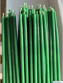 Свеча Светло-зеленая №120 (40 минут горения).
