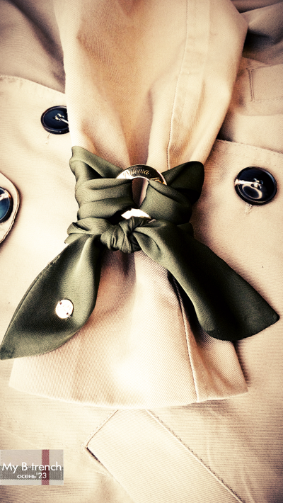 Шарф шелковый My B-trench Collection