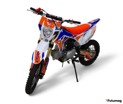 Питбайк MOTAX MX 125 Белый-оранжевый