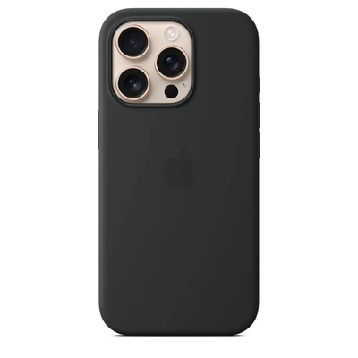 Чехол Silicone Case с MagSafe iPhone 16 Pro Max (Black)