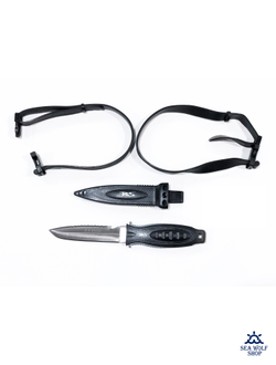 Нож подводный BS Diver OS (420 J2 ss) 25см нерж.сталь для дайвинга