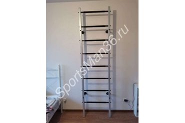 ШВЕДСКАЯ СТЕНКА “АТЛЕТ”, цвет "белый-черный"