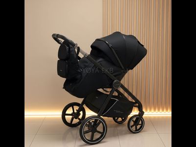 Детская коляска 3 в 1 Luxmom 812 Черный