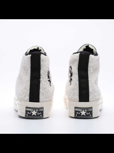Кеды Converse Chuck 70 Sherpa зимние белые высокие
