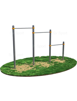 Спортивный комплекс Sv Sport Workout турник тройной (каскад) ВОРК04